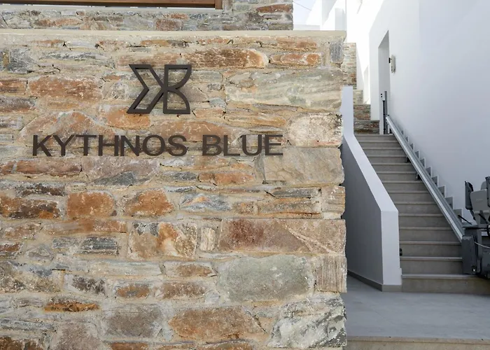 Blue - 4 Luxurious, Sea Front Hotel Kithnos