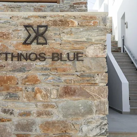 Kythnos Blue - 4 Luxurious, Sea Front Lägenhet Loutrá